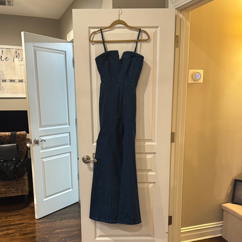 Fashion Nova Dark Blue Jumpsuit